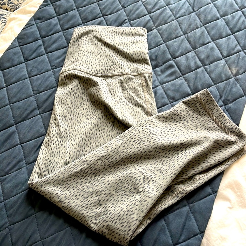 Lululemon size 10 animal print legging.  LIKE BRAND NEW
